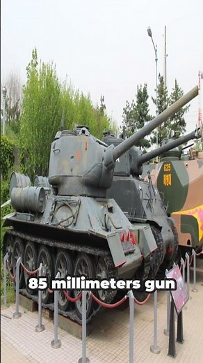 T-34/85 – The Soviet Tank That Crushed the Nazis #shorts