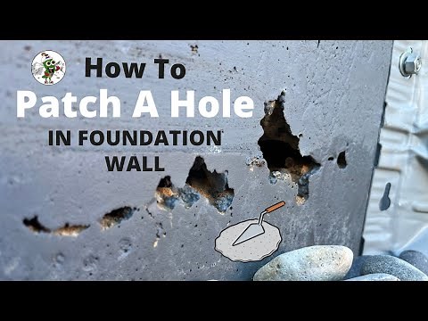 How To Patch A Hole In Foundation Wall ​⁠‪@VictoryOutdoorServices‬