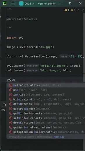 03 - Gaussian Blur in OpenCV! #computervision #imageprocessing #opencv #python #pythonprogramming