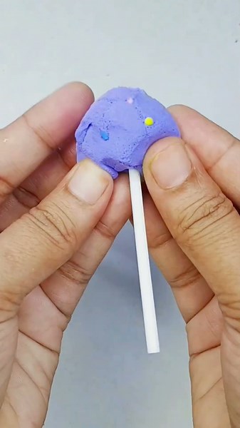 How To MAKE Clay Lolipop #claycraft #creativeclayideas #Miniatures