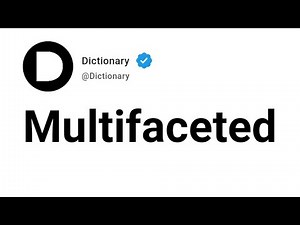Multifaceted Meaning In English
