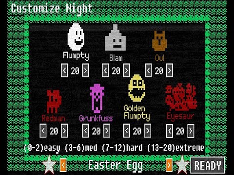 One Night at Flumpty's 2 Custom Night All Challenges