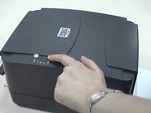 TSC Barcode Printer TTP 244 pro - How To Calibration Self Test Reset Printer
