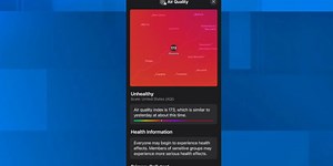 iPhone weather app reports inaccurate air quality indexes