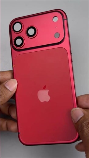 DIY iPhone 17 Pro Max Red Edition