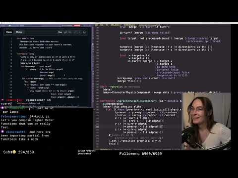 Poorly explaining currying to #javascript bros w/ #clojure (stream highlight). #programming