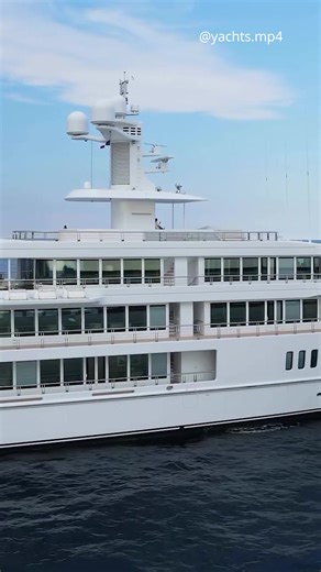 Up close to the epic 88-metre MUSASHI yacht! @yachts.mp4 | I Love Yachts