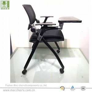 [Hot Item] High Quality Folding Stackable Office Student Training Chairs with Wheels