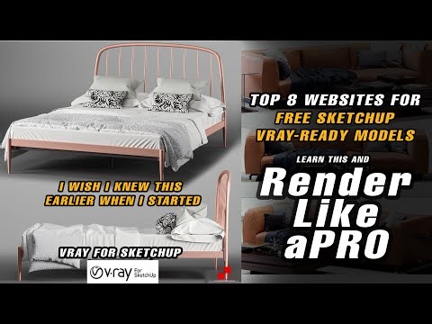 RENDERING MADE EASY | GET HIGH QUALITY VRAY-READY 3D MODELS FOR FREE