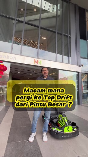 Masuk ke Top Drift dari pintu masuk Melawati Mall! 🚗💨 Jom sertai aksi drift terbaik dengan langkah-langkah tik tok-tastik! 🕺🏻🎶 #TopDrift #ExploreMelawatiMall #JomDriftBersama #MelawatiMall #KartSafety #DriftKing #KetukGasBro #fyp #fypシ゚viral