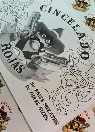 50 Knife Sheath Designs, Leather Craft Patterns (PDF Book, Ready to Print) - Etsy