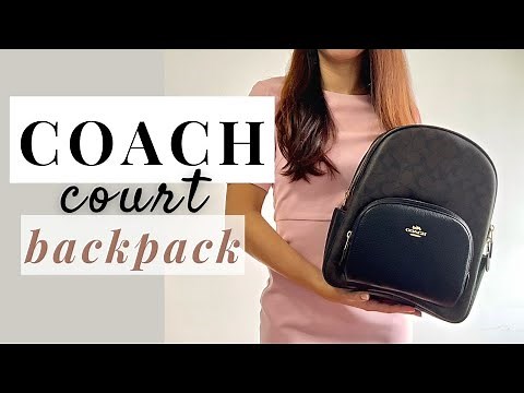 Coach Court Backpack Review | Mod shots & what fits!