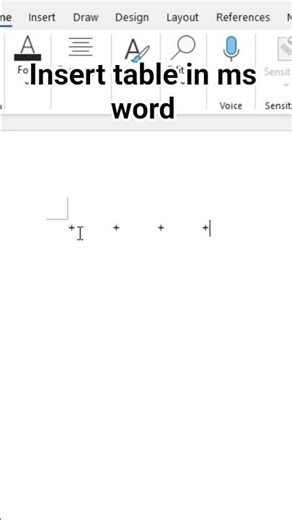 insert table in ms word 🔥🔥 omg 😱😱 #mstechtricks #tips #tabletennis