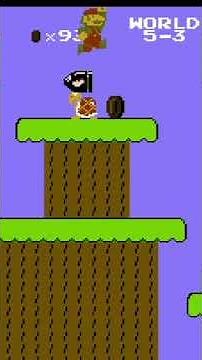 Every Level of Super Mario Bros in Less than 3 Minutes NES Nintendo - Full Game Longplay #mario
