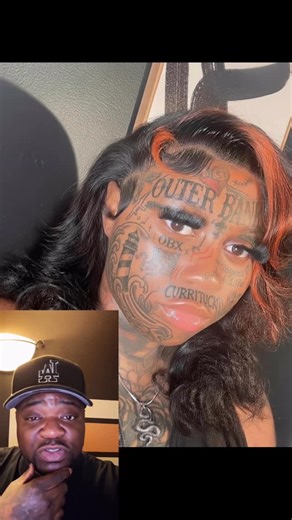 Tattoos_by_nite on Instagram: "How many females out there got face tattoos? let me know something"