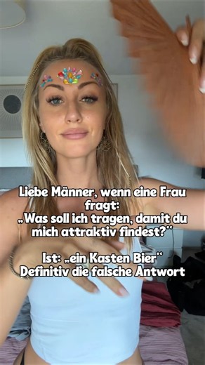 Ich fragte nach einem Outfit fürs Date… er antwortete ernsthaft: „Ein Kasten Bier.“ ✨️