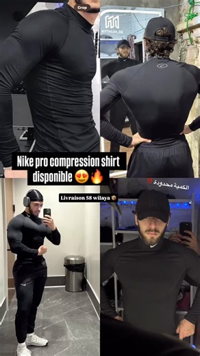 Mythera on Instagram: "Nike pro compression shirt available ✅🔥 Sise : s-m-L-xL"