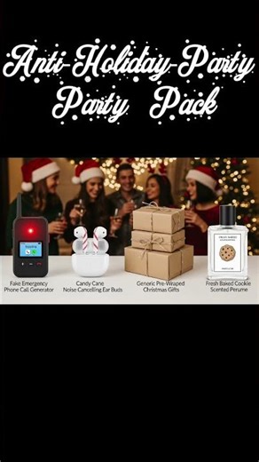 Anti-Holiday Party Kit 😂 | Christmas Party Comedy Parody