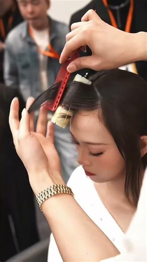 Chinese-style ambient perm, traditional Chinese style haircut, advanced tufted