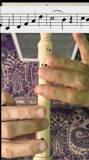 INITIAL LESSON 21 Musical Reading Ligature of expression - RECORDER FLUTE