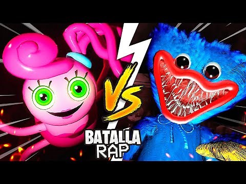 QUIEN es MEJOR? 😱 HUGGY WUGGY Vs MOMMY LONG LEGS 😱 (BATALLA de RAP) 🔴 POPPY PLAYTIME