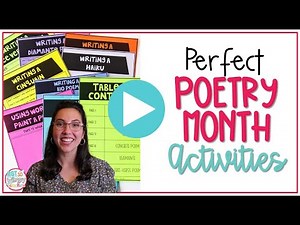 Perfect Poetry Month Activities for the Classroom!