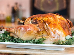 Dry Brine Turkey with Citrus Herb Butter