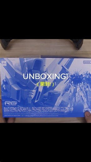 RARE P-Bandai RG Build Strike Full Package Unboxing 👀 #gundam #gunpla