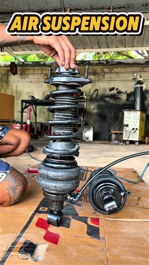 How Air Suspension Actually Works #AirSuspension #CarSuspension #Automotive #CarTechnology #Shorts