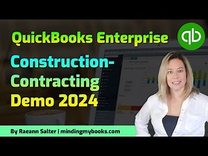 QuickBooks Demo 2024 | QuickBooks Enterprise for Construction & Contracting | Job Costing, Invoice