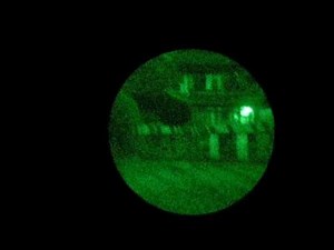 赤外線スコープ　実写ビデオ