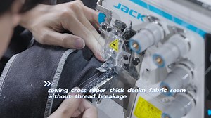 What sewing machine can be used to sew hard copper sheet and super denim fabrics into clothes? Of course, the Urus overlock sewing machine can be used to easily do it.👏👏👏 #jacksewingmachine #jack #launchevent #sewingmachine #overlockmachine #urus | Jack Technology Co., Ltd