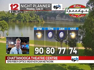 #WDEFWeather #News12Weather #BlipCast Monday: Heat for now. More rain/thunder returns to the forecast by the end of the week. Details tonight on @WDEFNews12 at 5:30, 6, 7 & 11. | WDEF News 12