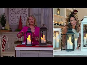 Luminara Heritage Tri-Candle Lantern Collection on QVC