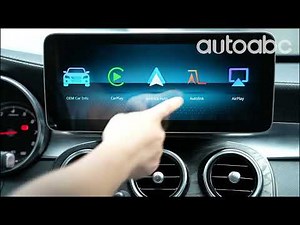 How to install Linux screen on Mercedes C Class W205?