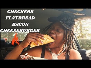 CHECKERS NEW FLATBREAD BACON CHEESEBURGER 🔥