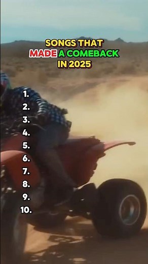 Songs That Made A Comeback In 2025 #music #playlist #2025 #hitsongs