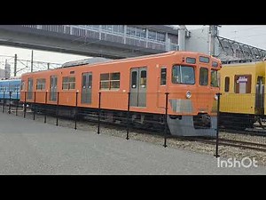 近江鉄道 彦根車両基地 元西武鉄道 旧2000系 オレンジ色に