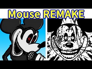Friday Night Funkin' V.S. Sad Mouse REMAKE FULL WEEK + Cutscene [FNF Mod/Mickey Mouse Creepypasta]