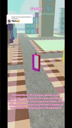 Number Block 18 is a super speedy