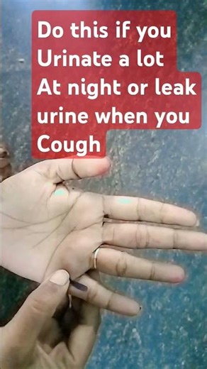 accupressure point for urine problems💯