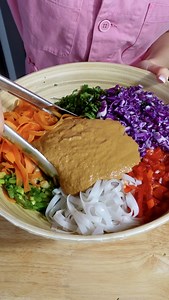 Cold Noodle Salad With Nut Dressing