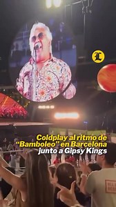 A Coldplay le gusta que en todos los países de su gira mundial suba al escenario un artista local que los acerque todavía más a su público y en Barcelona los invitados han sido tres miembros de Gipsy Kings. 🔗https://tinyurl.com/52ypyme5 #ListínDiario | Listín Diario
