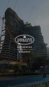 ‎Binghatti بن غاطي‎ on Instagram: "From ground level to commanding heights, Bugatti Residences by Binghatti rises as a symbol of fast-track engineering and legendary craftsmanship. A milestone defined by precision: 46,500 cubic meters of high-performance concrete poured into the substructure, with 50,800 cubic meters of premium-grade concrete shaping the superstructure that now climbs the Dubai skyline."