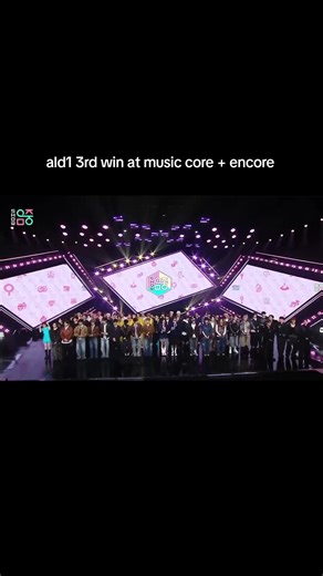 congrats ald1, congrats allyz, we won at music core (3rd win), let's win again tomorrow, don't forget collect ruby at higher app #alphadriveone #ald1 #fyp #kpop #foryoupage