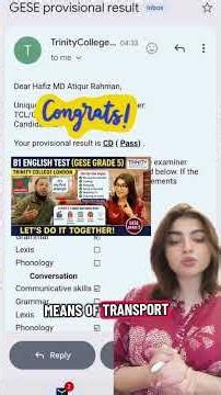 B1 English test GESE Grade 5) SELT Trinity College London UK #b1 #ukvi #ilr #britishcitizenship