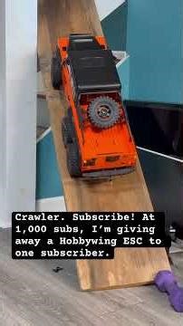 Crawler with Hobbywing esc #rc #hobbywing