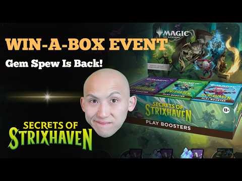Gem Spew Is Back! | Win-A-Box Event | Secrets Of Strixhaven Sealed | MTG Arena