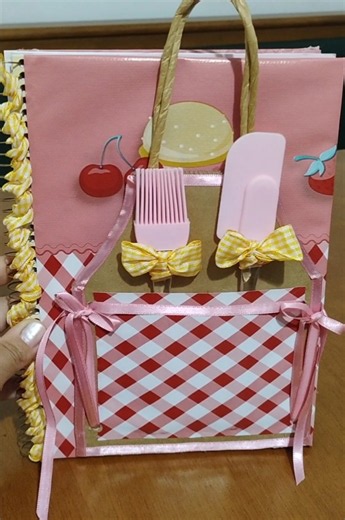 ｡⁠◕⁠‿⁠◕⁠｡Confeccionei meu caderno de receitas ｡｡｡