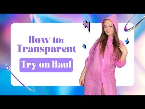 [4K USA] Raincoat Try-On Haul | Soft Pink Instant Mood-Booster